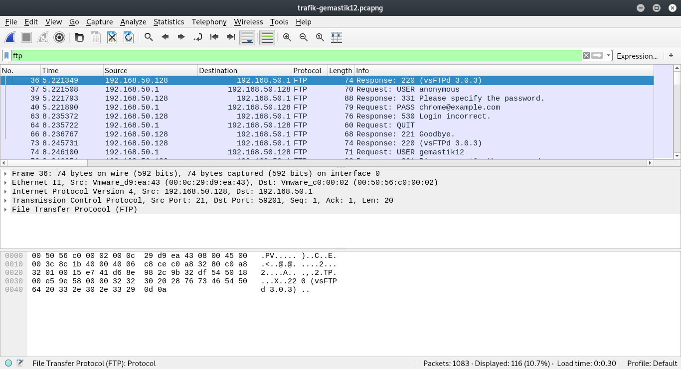 Wireshark-FTP