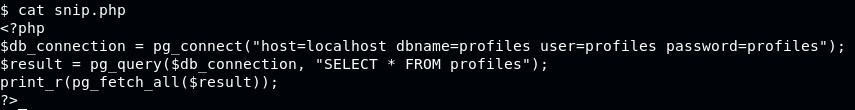 PHP Dump Script