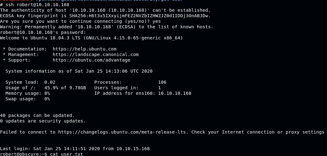 ssh