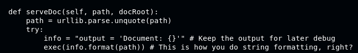 possible exploit