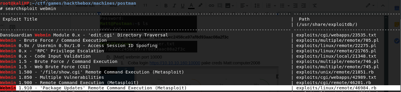 searchsploit